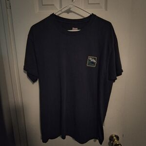 Men's Navy Blue Graphic T-Shirt